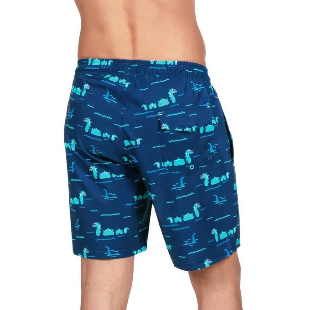 TIPSY ELVES NOTHIN' BUT‎ NESSY STRETCH SWIM TRUNKS Men's Size Medium NEW!!